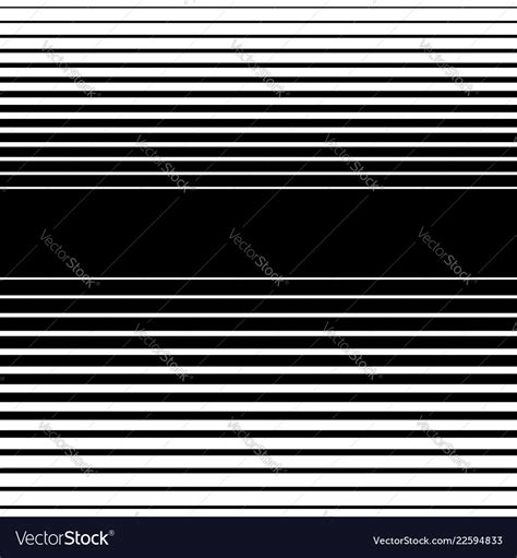 Straight Horizontal Lines Pattern Art Royalty Free Vector