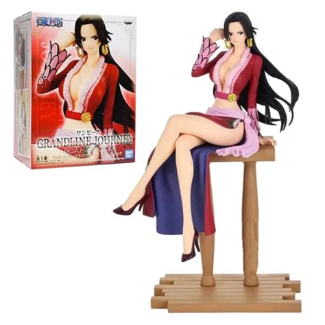 21cm One Piece Anime Figures Sexy Boa Hancock Sitting Position Action