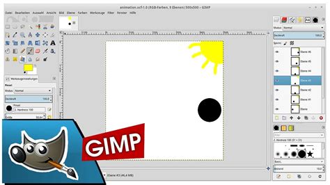 How To Create An Animated  In Gimp Youtube