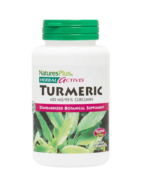 Turmeric 400 Mg Herbal Actives 60 Kapsula