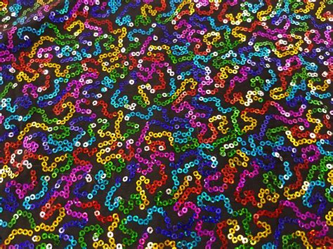 Sequin Swirl Multicolour | DK Fabrics