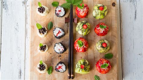 How To Make Gorgeous Fruit Sushi For Dessert Sheknows