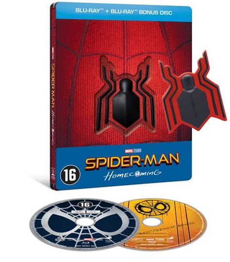 Spider Man Homecoming Blu Ray Steelbook Blu Ray Dvds