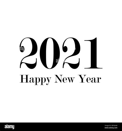 Happy New Year 2021 Design Template Modern Design For Calendar