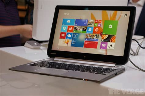 Toshibas Click Windows 8 Hybrid Takes On The Transformer The Verge