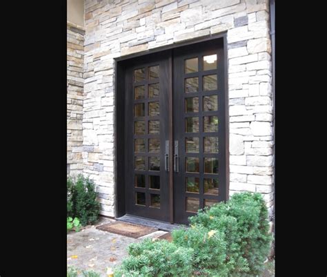 Choose from traditional dentil shelves. Exterior Doors: Double Entry Doors - Amberwood Doors Inc.