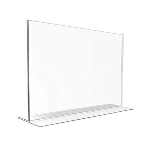 Acrylic Display Stand A4 Paper Holder Landscape A010 1unit Shopee
