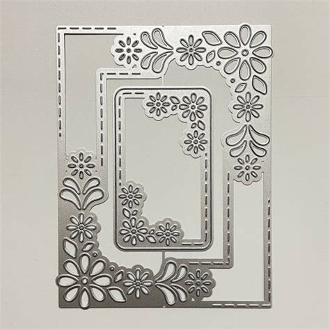Diy Metal Flowers Cutting Dies Paper Card Making Embossing Frames Craft