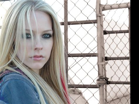 Wallpaper Face Model Long Hair Avril Lavigne Fashion Person