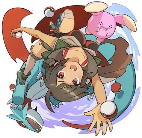 zinnia anime pokémon oras pokemon waifu