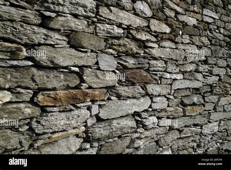 Stone Defensive Wall Detail Stock Photo Alamy