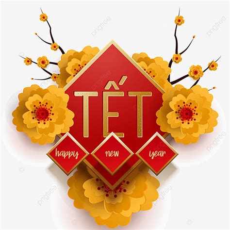 Vietnamese New Year Vector Design Images Vietnamese New Year Spring