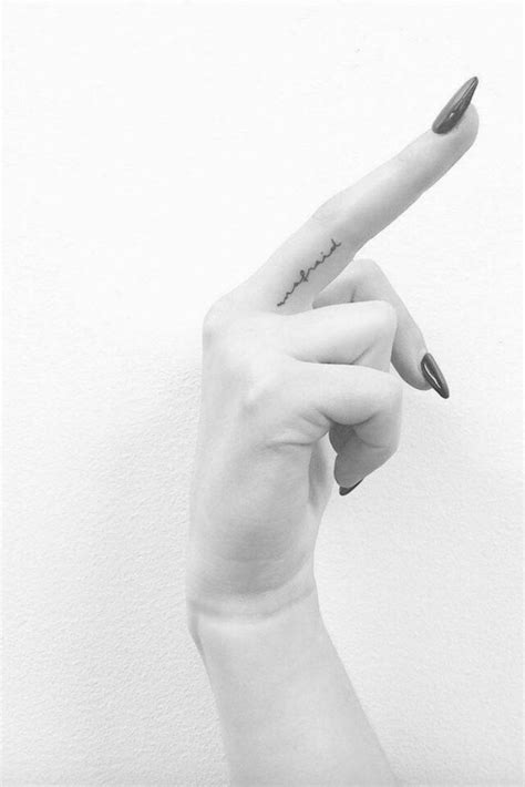 Tiny Finger Tattoo Ideas Side Finger Tattoos Finger Tattoo For Women