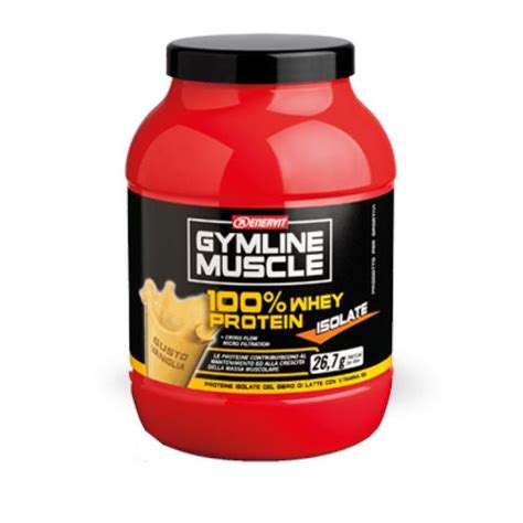 Enervit Gymline Muscle 100 Whey Protein Isolate Gusto Vaniglia 700g