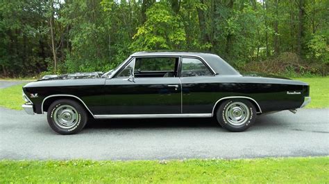 1966 Chevelle Ss Bb 454 Four Speed Blackblack Beautiful Tribute For