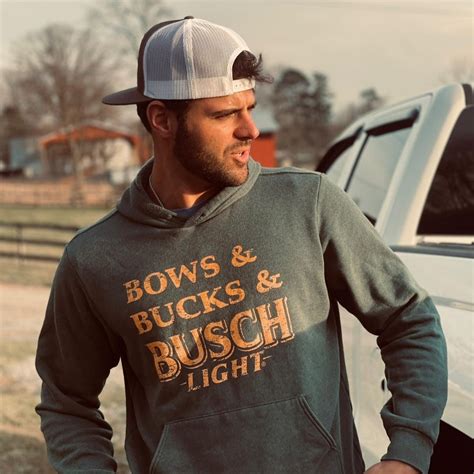 Bows And Bucks And Busch Light Hoodie Whiskey Riff Shop