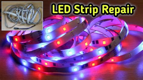 How To Repair Led Strip Lights At Home Youtube