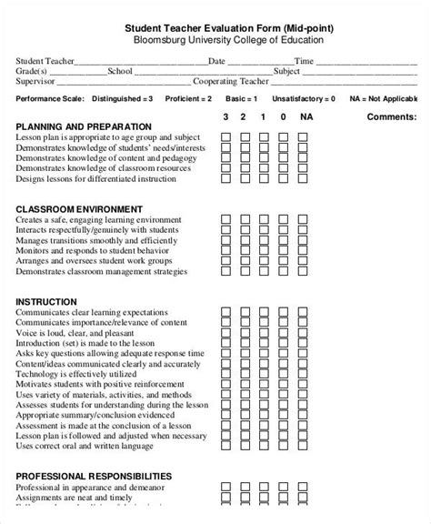 Sample Evaluation Form For Babe Teachers Porn Sex Picture