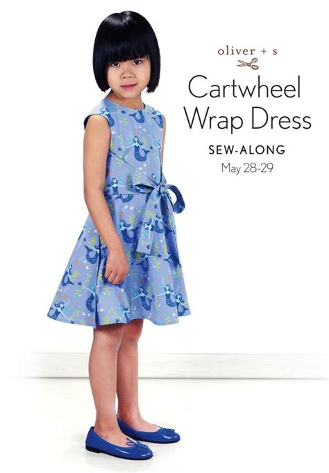 Announcing The Cartwheel Wrap Dress Sew Along Sewing Dresses Wrap