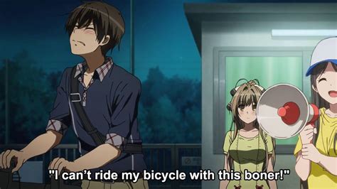 I Cant Ride My Bicycle With This Boner Anime Manga Know Your Meme