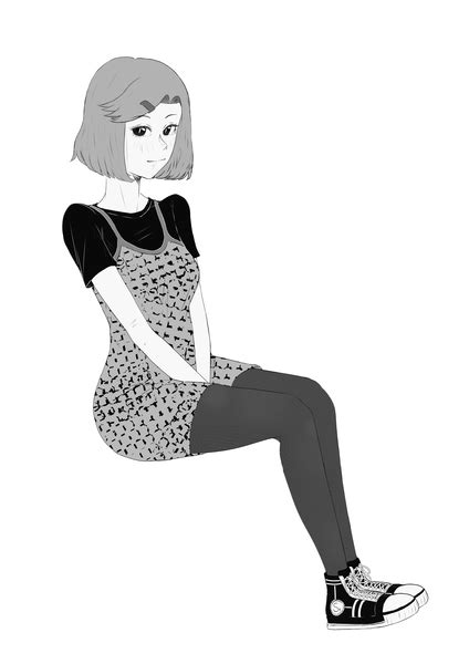 Full Body Black And White Anime Style Artistsandclients