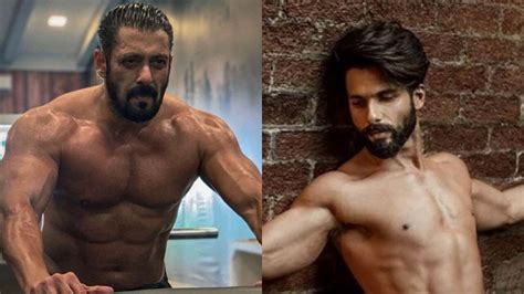 salman khan to shahid kapoor these shirtless photos of bollywood actors will make you weak in