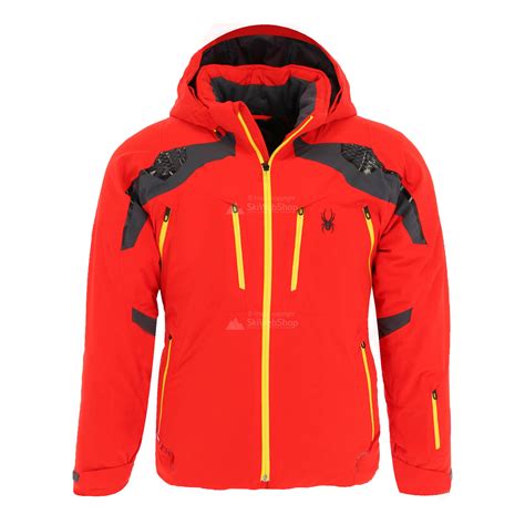 Spyder Pinnacle Gtx Ski Jacket Men Volcano Red