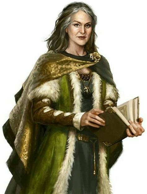 Old Human Female Wizard Pathfinder PFRPG DND D D D20 Fantasy Dungeons