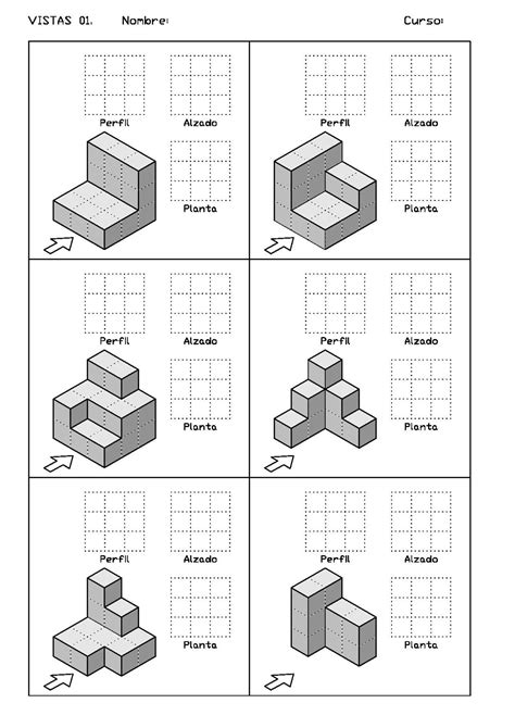 Worksheet Showing The Steps To Make A Cube