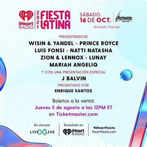IHeartRadio Fiesta Latina Makes Return For 2021 Music Daily
