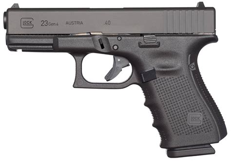 Glock Ug2350201 G23 Gen 4 Compact 40 Sandw 401 101 Black Black