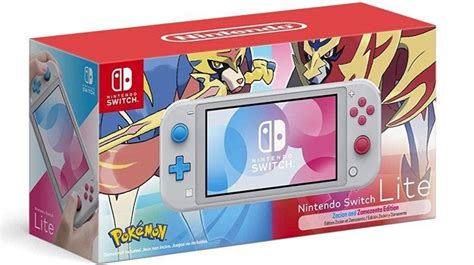The system for gamers on the go. The Nintendo Switch Lite Pokemon Zacian and Zamazenta ...