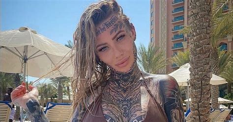 Britain S Most Tattooed Woman Hits Back At Trolls Who Say She Ll Regret