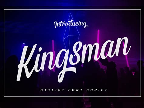 Kingsman Stylist Font Script By Putra Khan On Dribbble