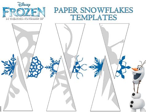 Frozen Paper Snowflakes Templates Frozen Photo 36023728 Fanpop