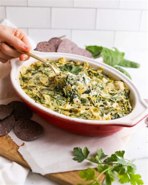 Creamy Vegan Spinach Artichoke Dip Legally Healthy Blonde