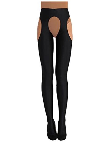 Buy Yizyif Womens Sexy See Through Sheer Mesh Long Pants Crotchless Leggings Trousers Online