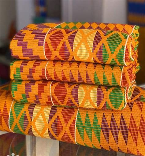 Authentic Kente 6 Yards Genuine Ghana Handwoven Kente Fabric And Kente