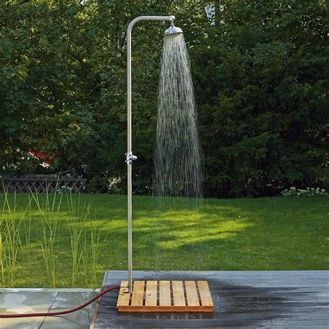 gartendusche edelstahl manufactum garden shower outdoor shower outdoor