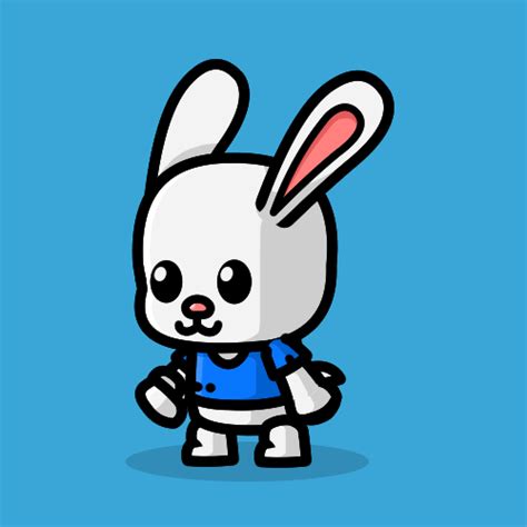 Mascot Bunny Character