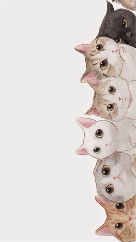 Details 84 Cute Anime Cat Wallpaper Incdgdbentre