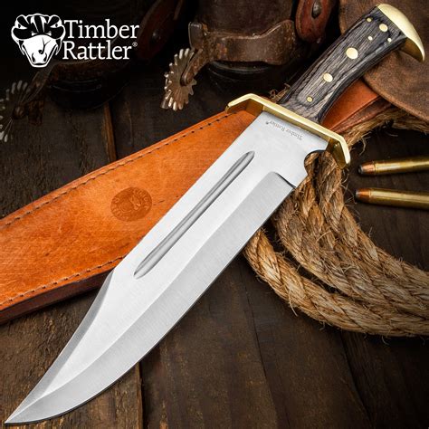 Timber Rattler Western Outlaw Bowie Knife Buy Online In United Arab