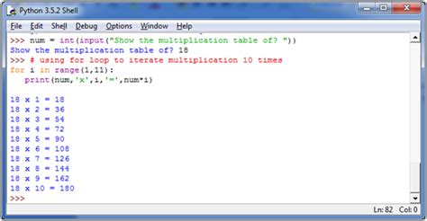 Python Program To Display The Multiplication Table Python Tutorials