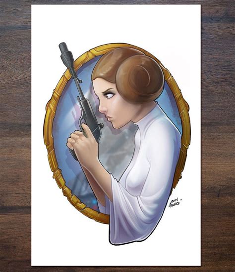 Prints Star Wars Fan Art Prints Leia