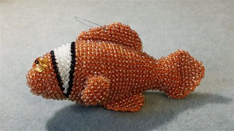 Ravelry Beaded Clown Fish Beaded Aquarium Series Pattern By Linda Taylor