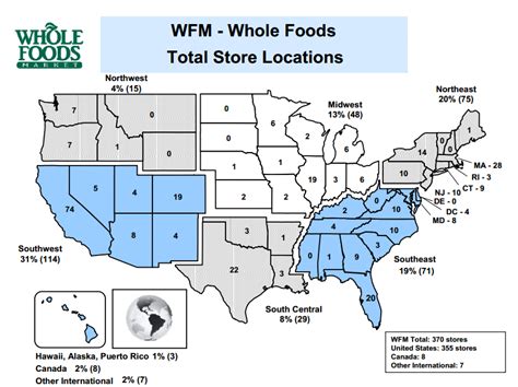 Whole Foods Regional Map