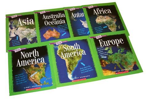 Continents Set Of 7 Books Eando Montessori Us