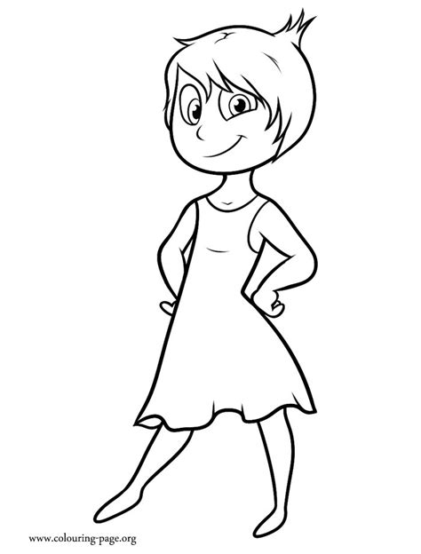 Sadness is one of the emotions that controls riley. Inside Out Coloring Pages Fear at GetColorings.com | Free printable colorings pages to print and ...