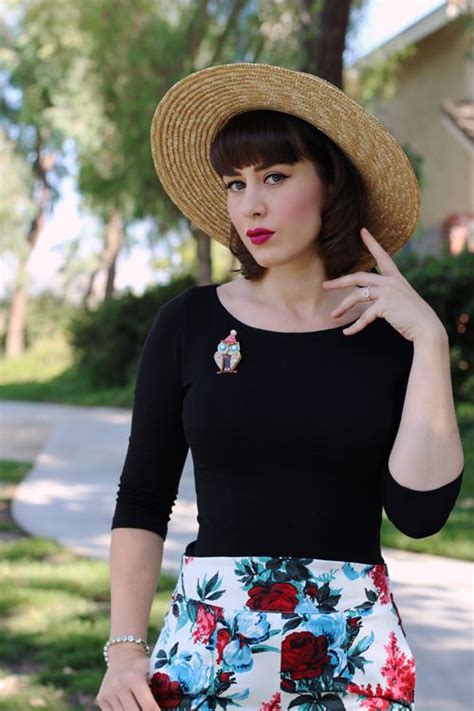 Pinup Girl Clothing Sabrina Top In Black Laura Byrnes High Waisted