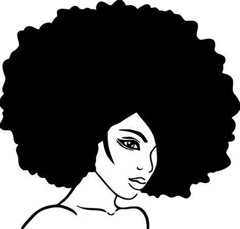 Woman With Afro Hairstyle Clipart Free Download Transparent Png